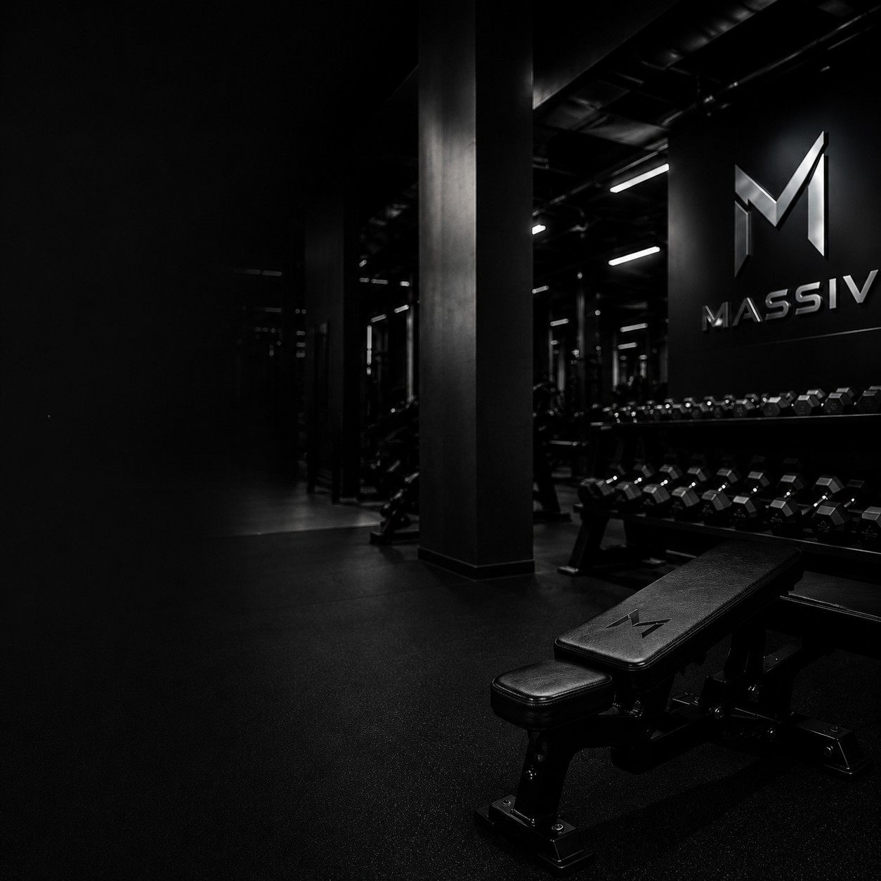 In the gym